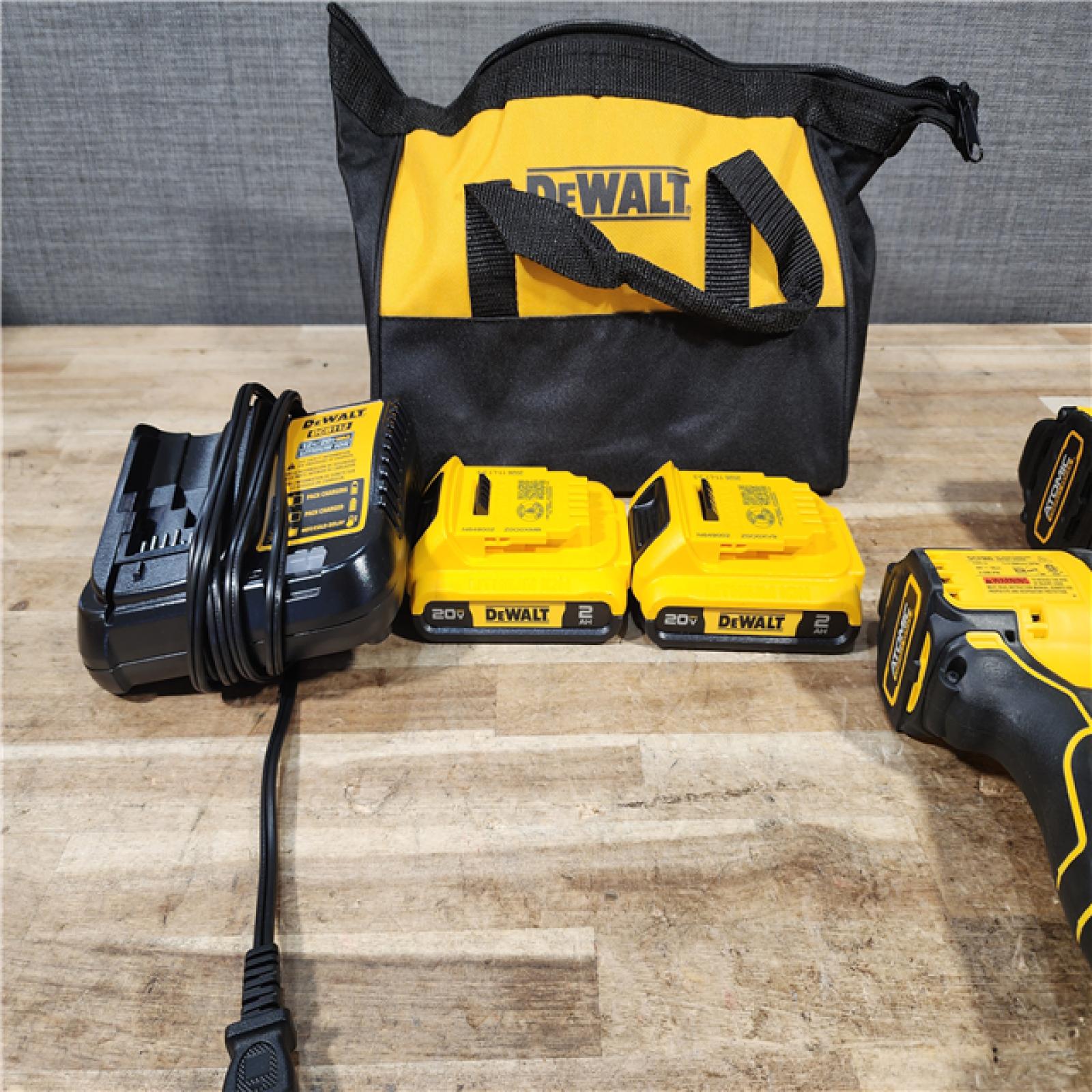 HOUSTON LOCATION - AS - IS DEWALT ATOMIC 20-Volt MAX Lithium-Ion Cordless Combo Kit