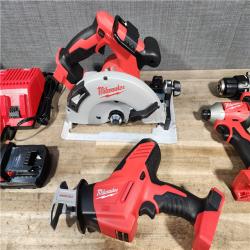 HOUSTON LOCATION - AS-IS Milwaukee M18 Cordless Brushless 4 Tool Combo Kit