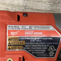 AS-IS Milwaukee FUEL 12-Volt Lithium-Ion Brushless Cordless Hammer Drill and Impact Driver Combo Kit