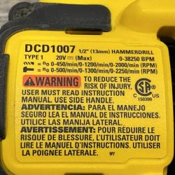 AS-IS DEWALT 20V MAX Brushless Cordless 1/2 3-Speed Hammer Drill (Tool-Only)