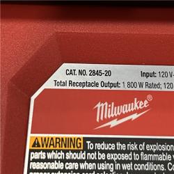 AS-IS Milwaukee 18V Lithium-Ion Cordless 3600-Watt/1800-Watt Battery Powered Power Supply (Tool Only)