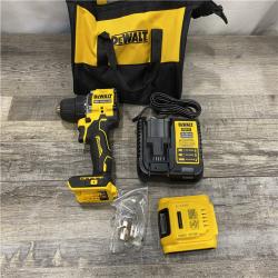 AS-IS DEWALT Atomic 20V Lithium-Ion Cordless Compact 1/2 in. Drill/Driver Kit