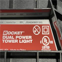 AS-IS Milwaukee 18-Volt Lithium-Ion Cordless Rocket Dual Power Tower Light (Tool-Only)