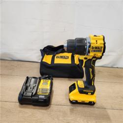 AS-IS- DEWALT ATOMIC 20V Cordless 1/2 in. Compact Hammer Drill Kit
