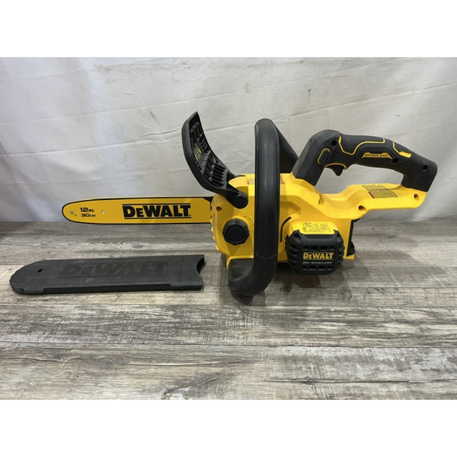 AS-IS DEWALT 20V MAX 12 in. Cordless Battery Powered Chainsaw (Tool Only)