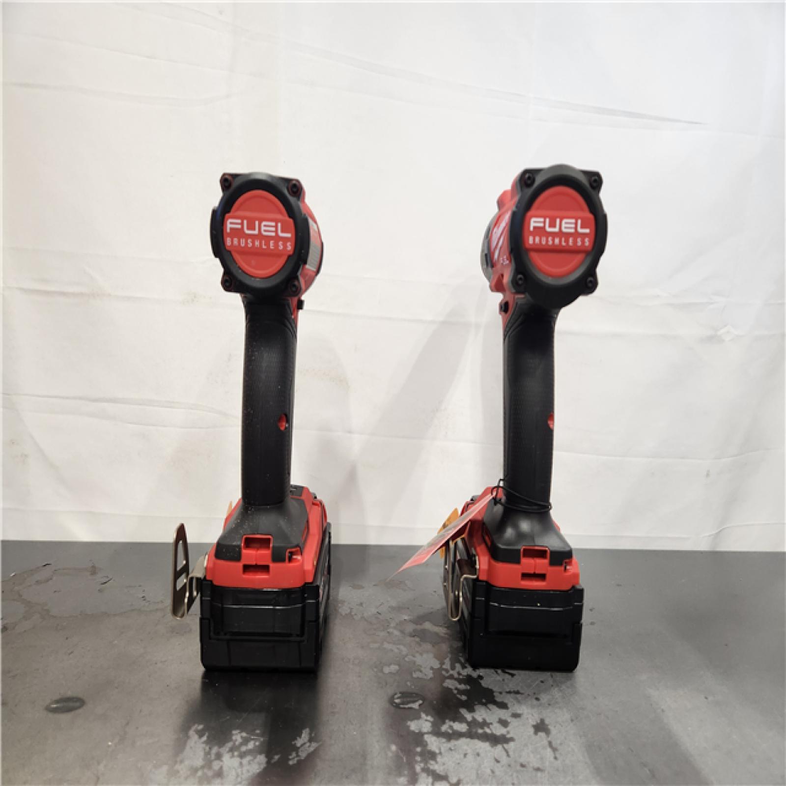 AS-IS- Milwaukee FUEL 18V Lithium-Ion Brushless Cordless Hammer Drill and Impact Driver Combo Kit