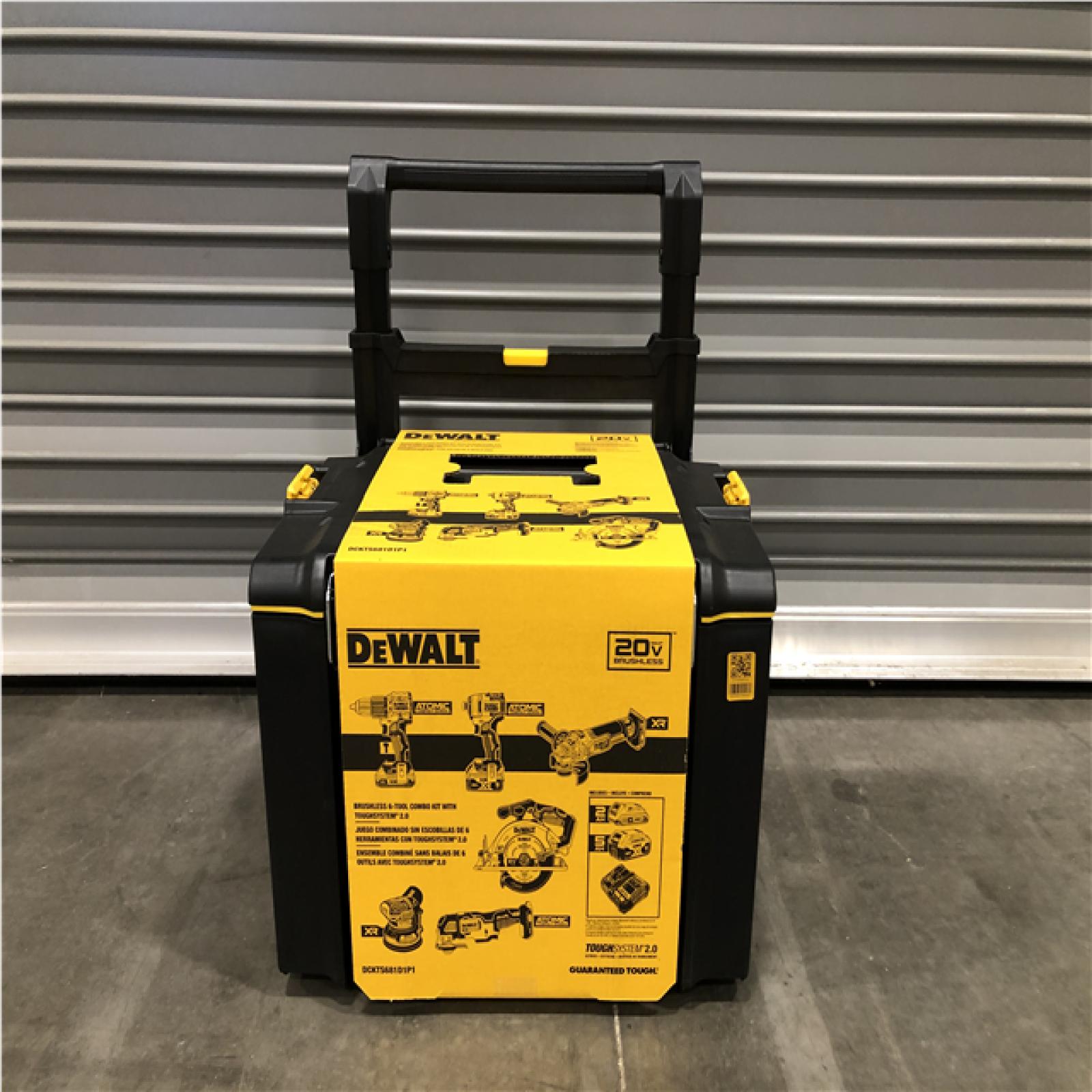 NEW- DEWALT 20-Volt MAX ToughSystem Lithium-Ion 6-Tool Cordless Combo Kit