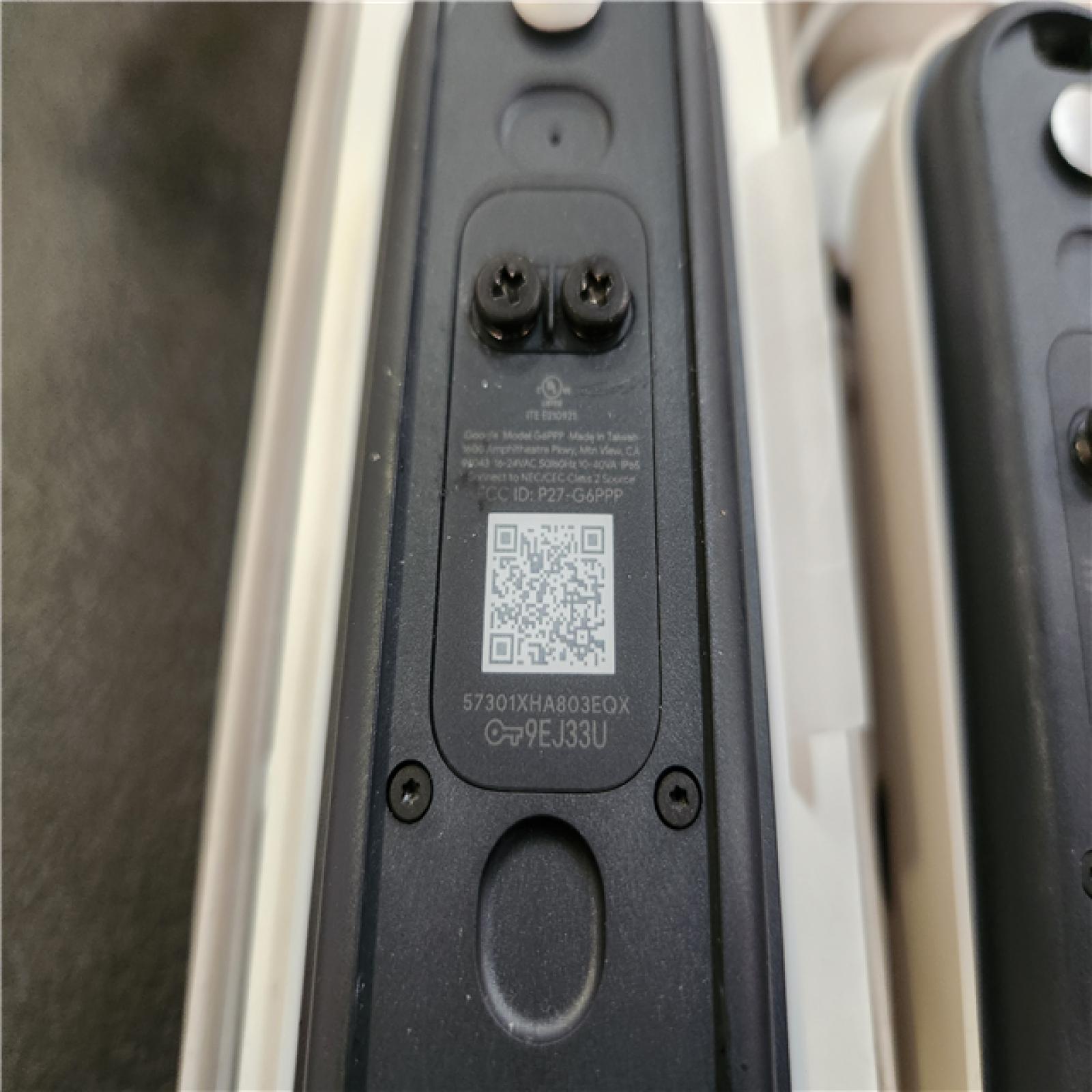 Phoenix AS-IS Google Nest Doorbell (Wired  3rd Gen) - Smart Wi-Fi Video Doorbell Camera (2-Pack)