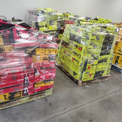 Pittston Location As-Is Power Tools Partial Truckload (12 Pallets) 8549-B