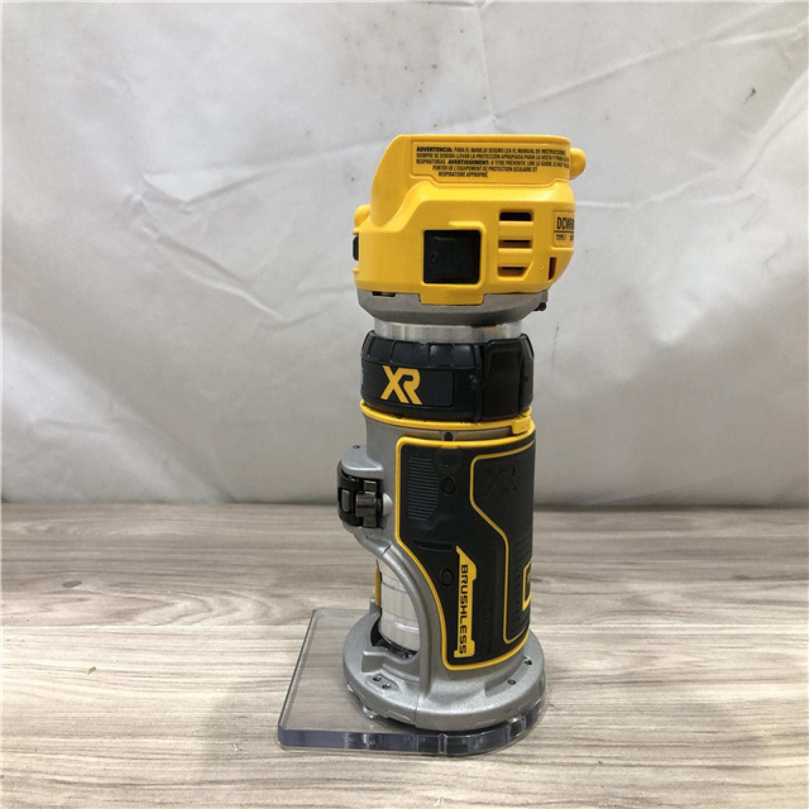 AS-IS DEWALT 20V MAX XR Cordless Fixed Base Compact Router (Tool Only)