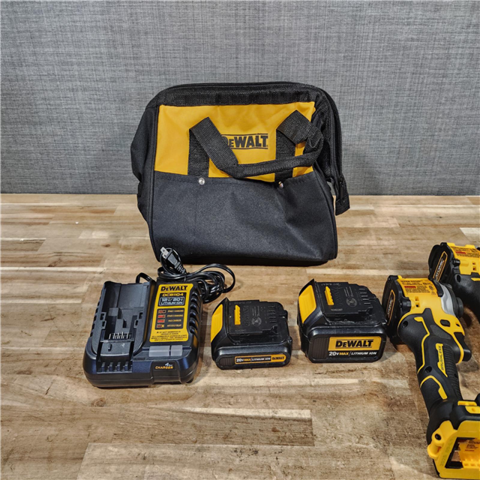 HOUSTON LOCATION - AS - IS DEWALT ATOMIC 20V MAX Lithium-Ion Cordless 2-Tool Combo Kit