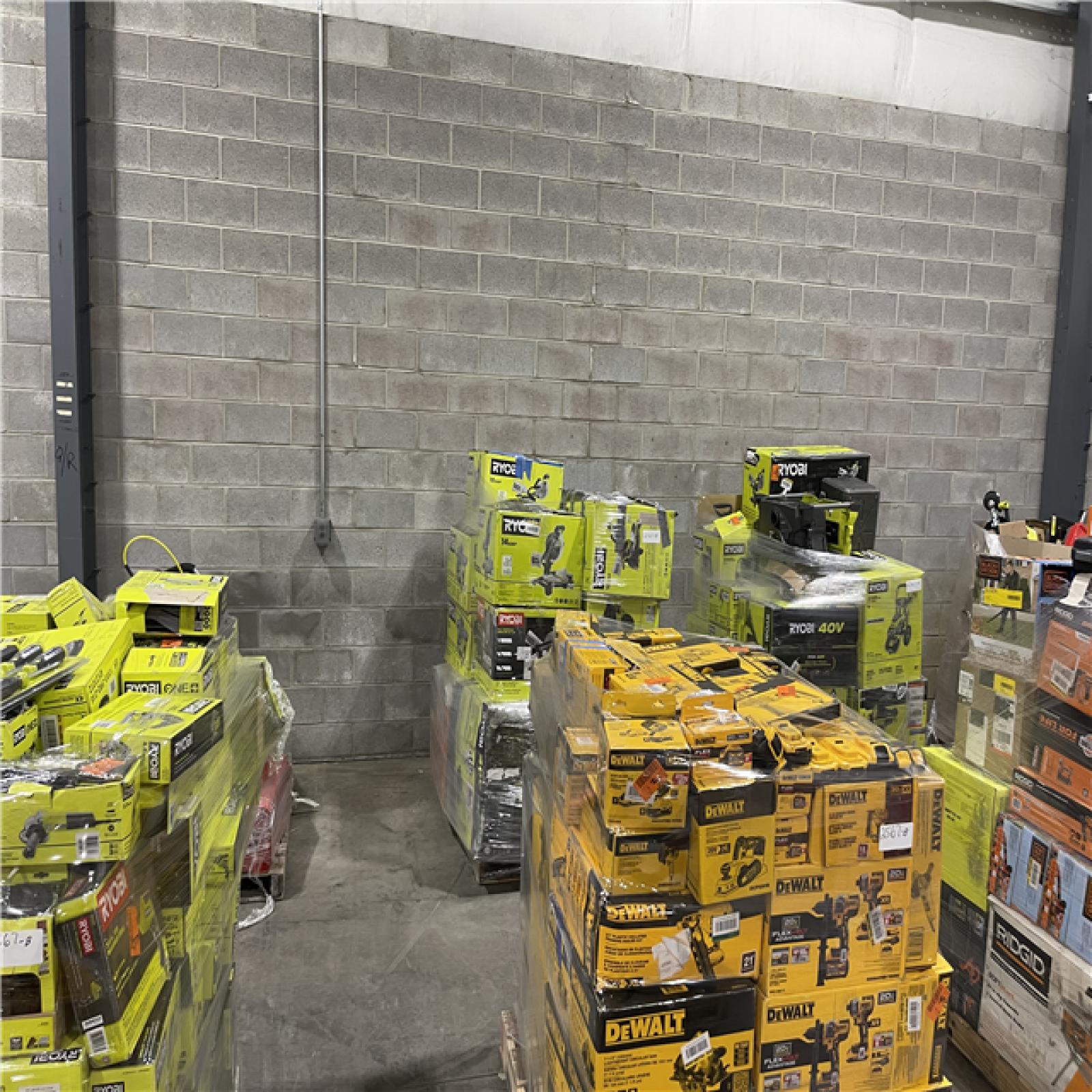 Pittston Location As-Is Power Tools Partial Truckload (12 Pallets) 2567-B