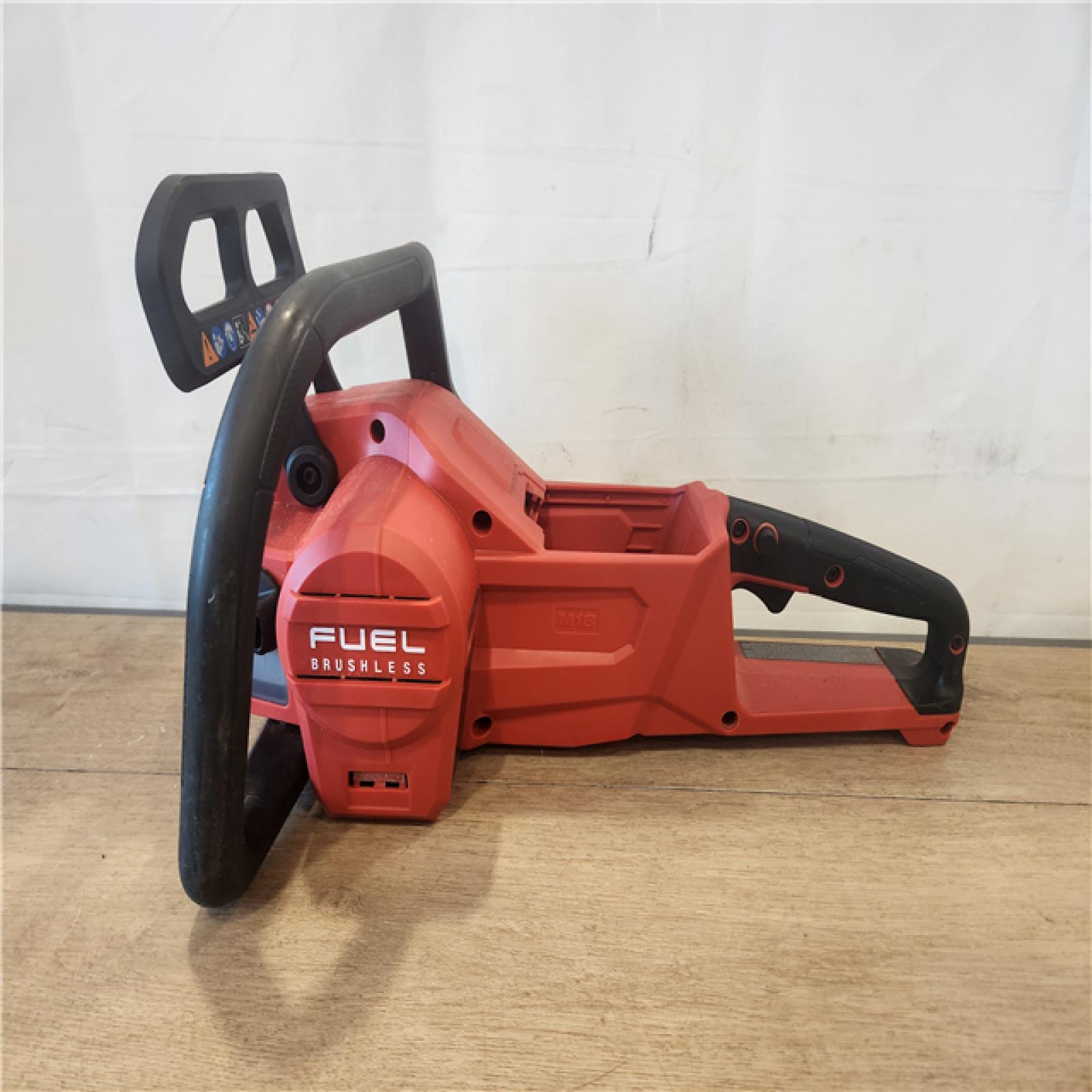 AS-IS- Milwaukee FUEL 16 in. 18V Lithium-Ion Brushless Battery Chainsaw (Tool-Only)