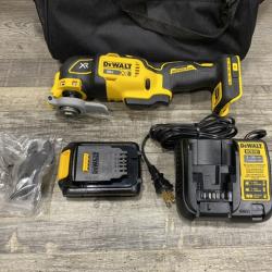 AS-IS DEWALT 20V MAX XR Cordless Brushless 3-Speed Oscillating Multi Tool Kit