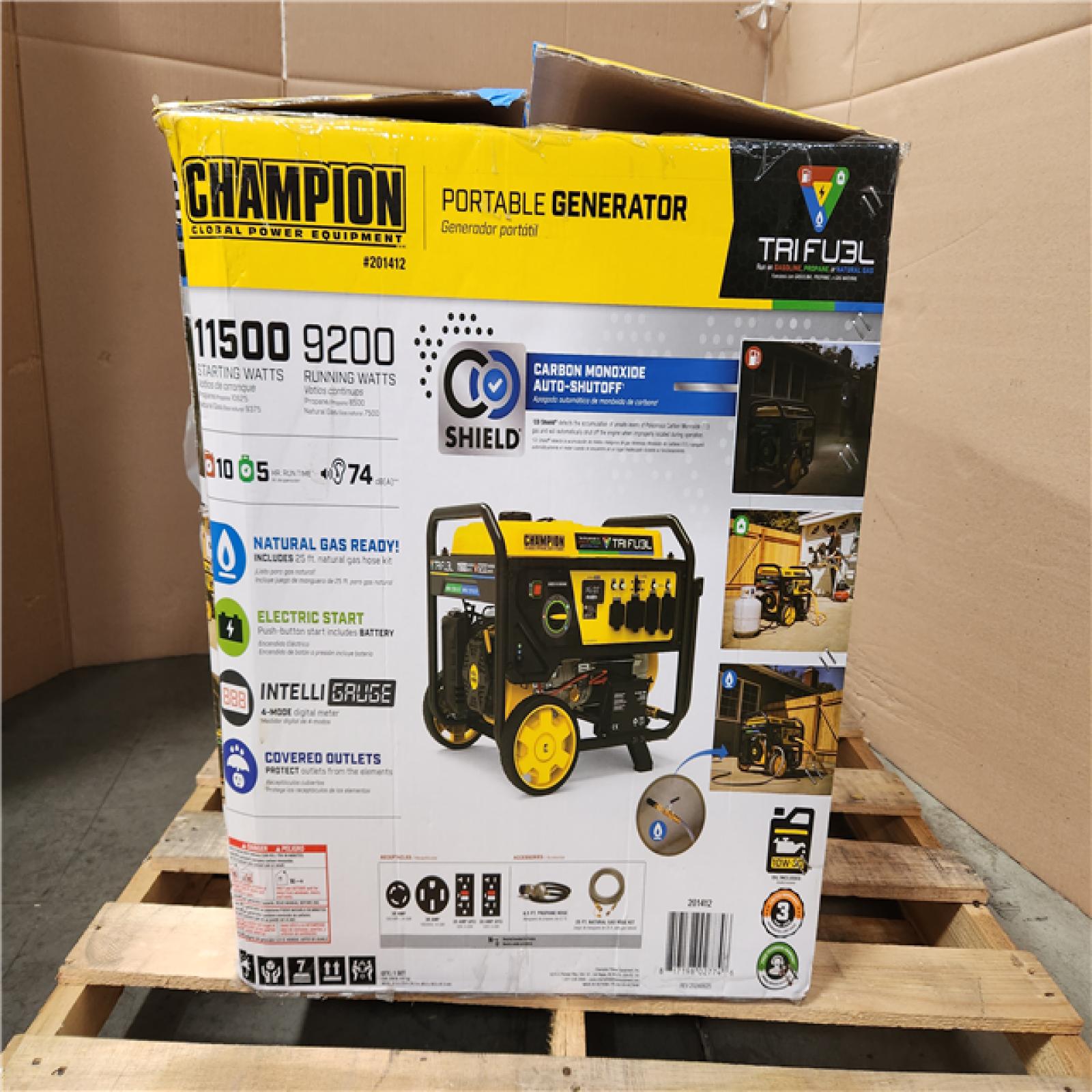 California As-Is Champion Generator