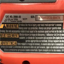 AS-IS Milwaukee FUEL 18V Lithium-Ion Brushless Cordless 4-1/2 in./5 in. Grinder with Variable Speed & Paddle Switch (Tool-Only)