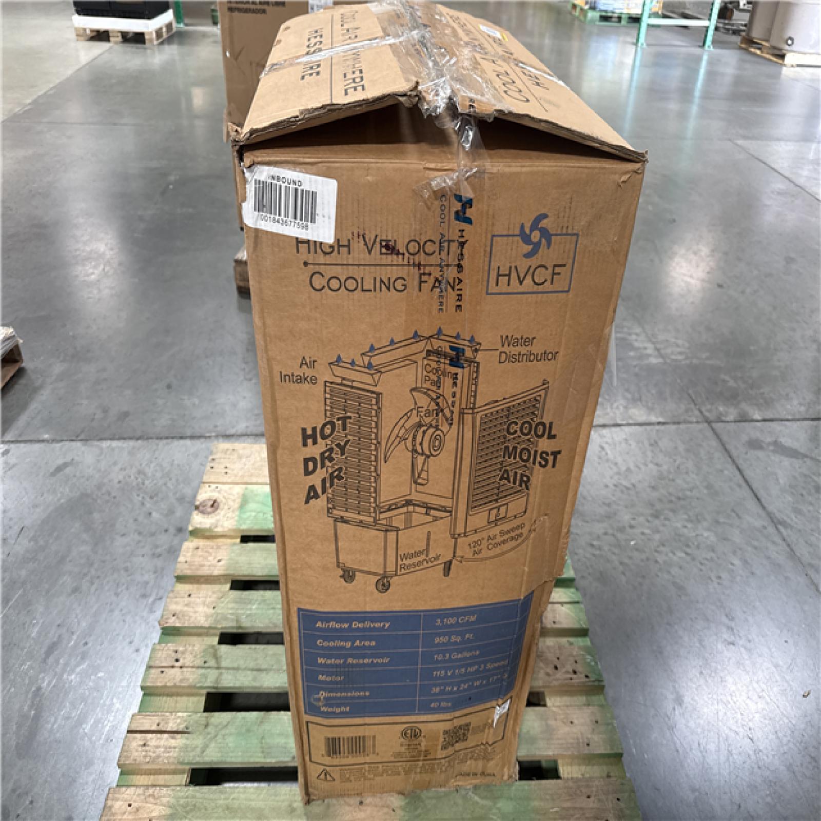 CALIFORNIA AS-IS HESSAIRE COOLING FAN