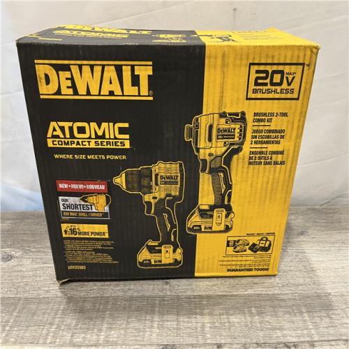 NEW - DEWALT ATOMIC 20-Volt MAX Lithium-Ion Cordless Combo Kit
