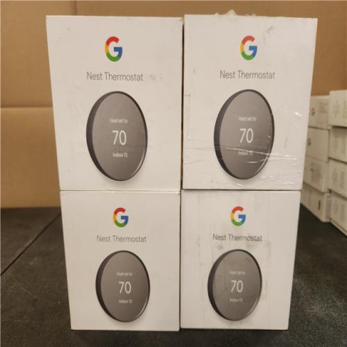 Phoenix AS-IS Google Nest Thermostat - Smart Programmable Wi-Fi Thermostat - (4-Pack)