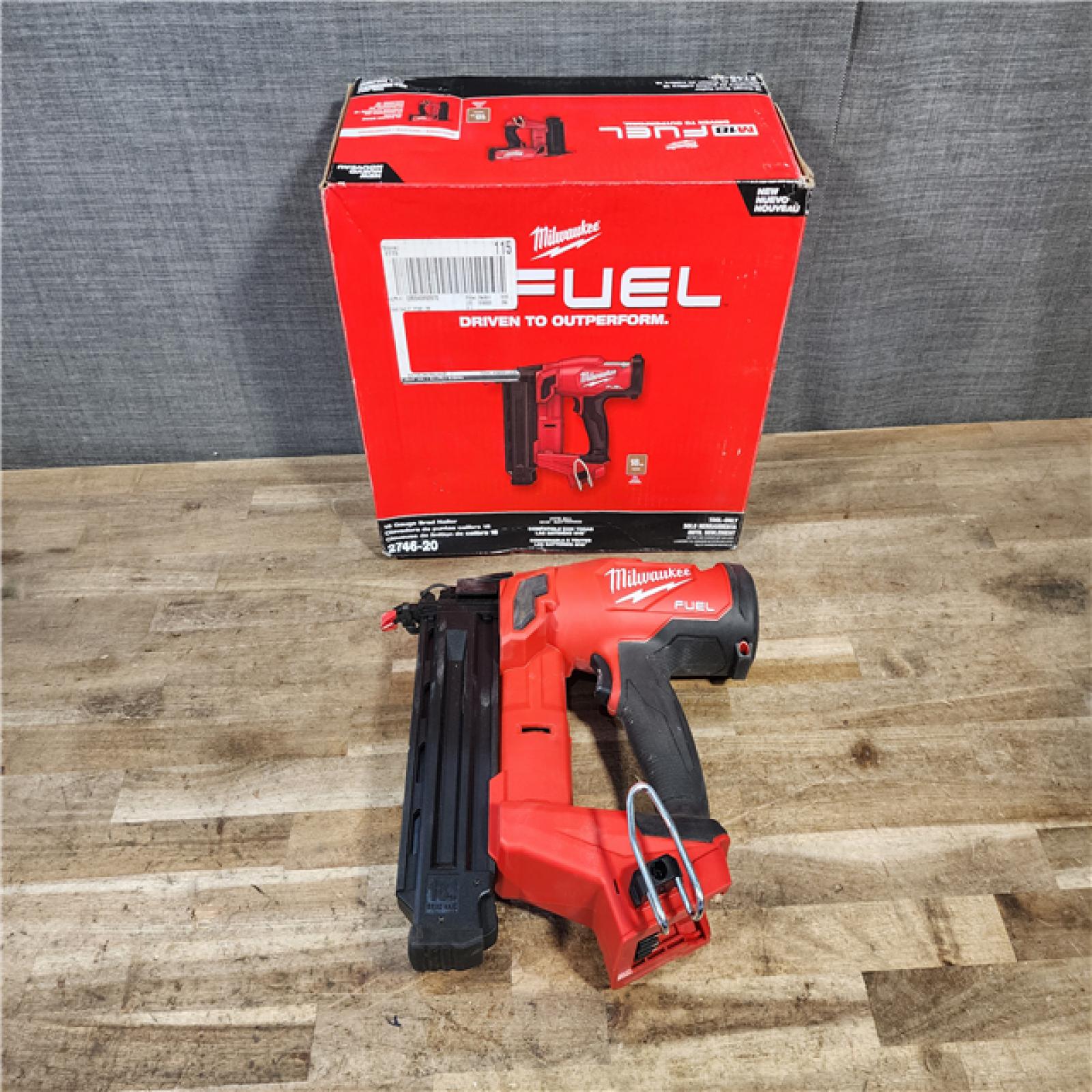 HOUSTON LOCATION - AS-IS Milwaukee M18 Fuel 18V Brushless 18-Gauge Brad Nailer 2746-20 (Bare Tool)