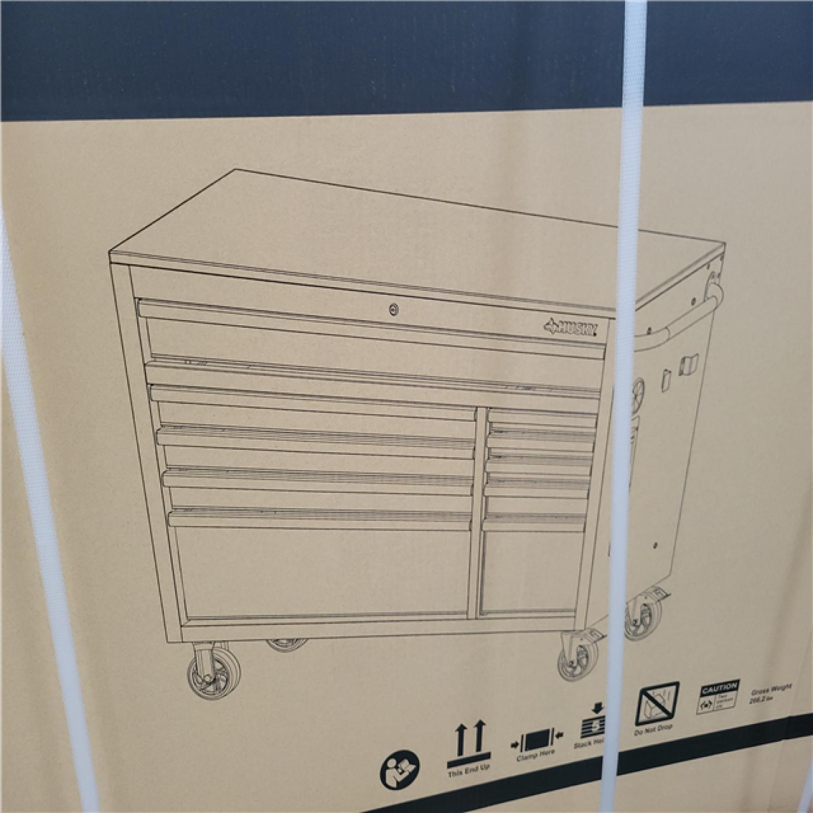 CALIFORNIA AS-IS NEW 52 IN. 10-DRAWER MOBILE WORKBENCH