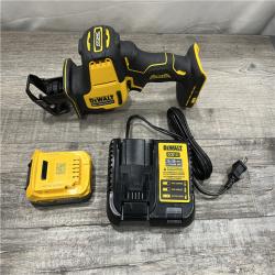 AS-IS DEWALT Atomic 20-Volt Maximum Cordless Brushless Compact Reciprocating Saw Kit