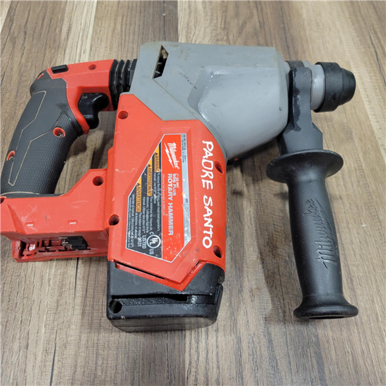 AS-IS Milwaukee M18 FUEL 18V Lithium-Ion Brushless Cordless 1 in. SDS-Plus Rotary Hammer (Tool-Only)