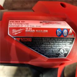 HOUSTON LOCATION - AS-IS (APPEARS LIKE NEW) Milwaukee M18 Fuel 18V Brushless 18-Gauge Brad Nailer 2746-20 (Bare Tool)
