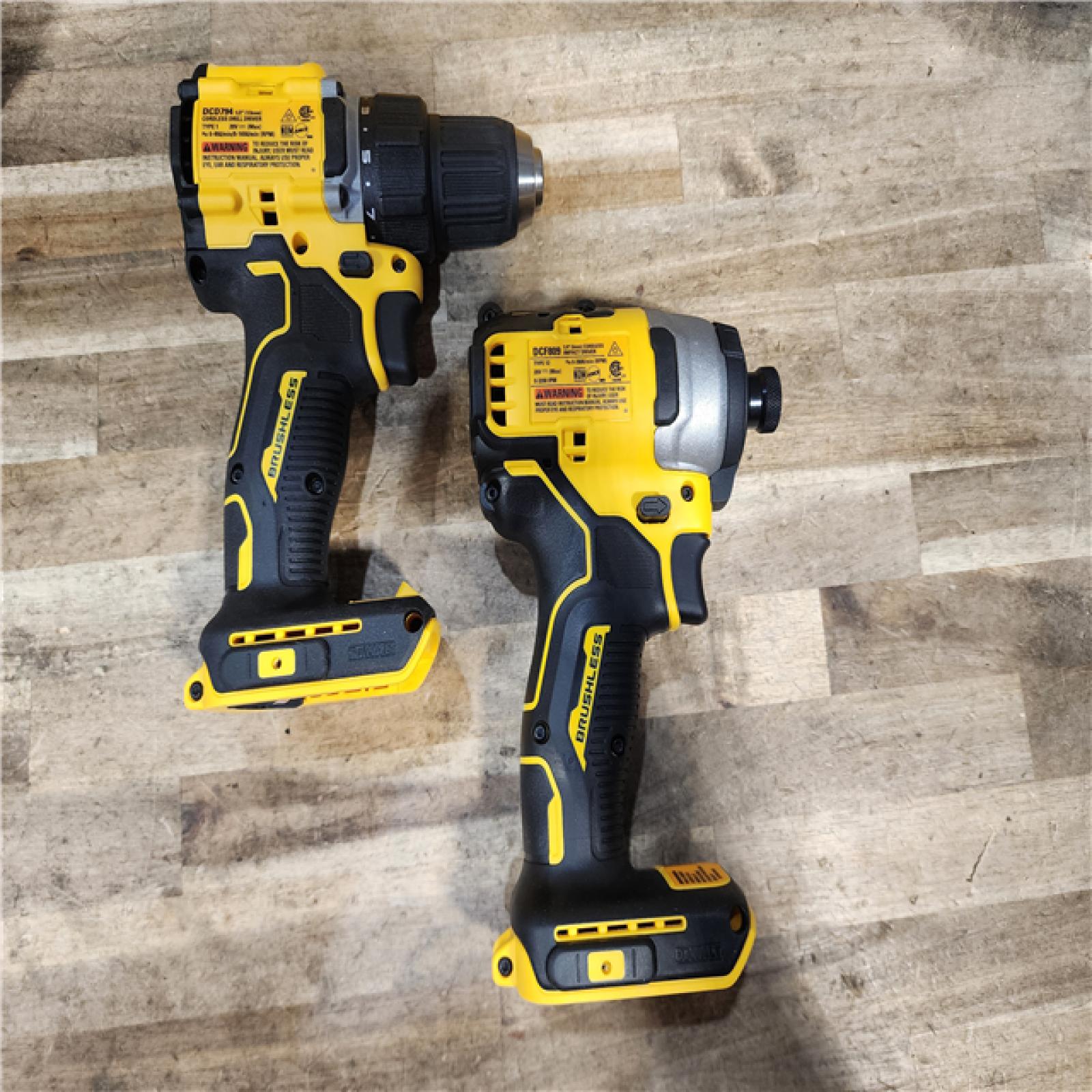 HOUSTON LOCATION - AS-IS DEWALT ATOMIC 20-Volt MAX Lithium-Ion Cordless (2-Tool) Combo Kit