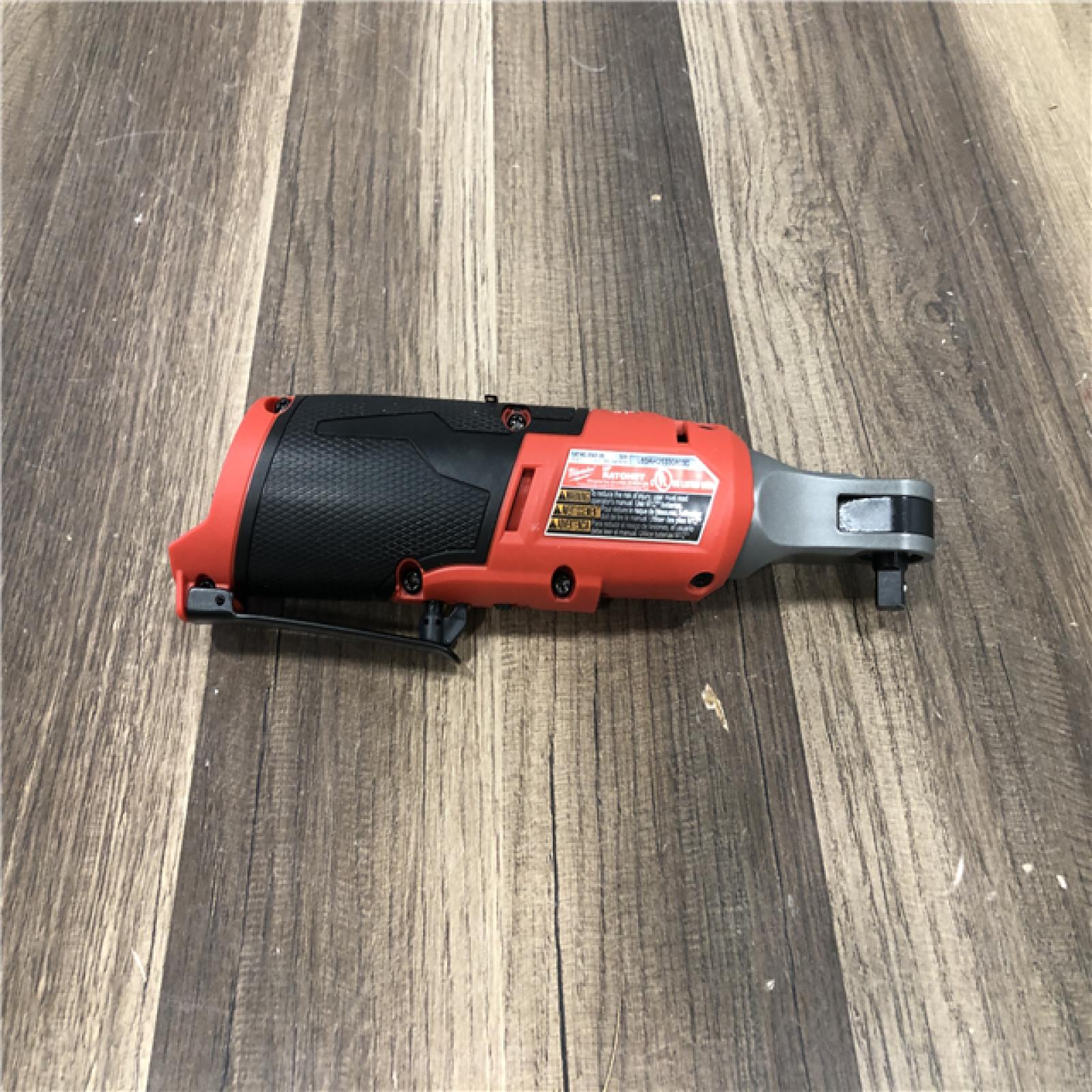 AS-IS Milwaukee  FUEL 12-Volt Lithium-Ion Brushless Cordless High Speed 3/8 in. Ratchet (Tool-Only)