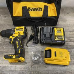 LIKE NEW - DEWALT ATOMIC 20V Cordless 1/2 in. Compact Hammer Drill Kit