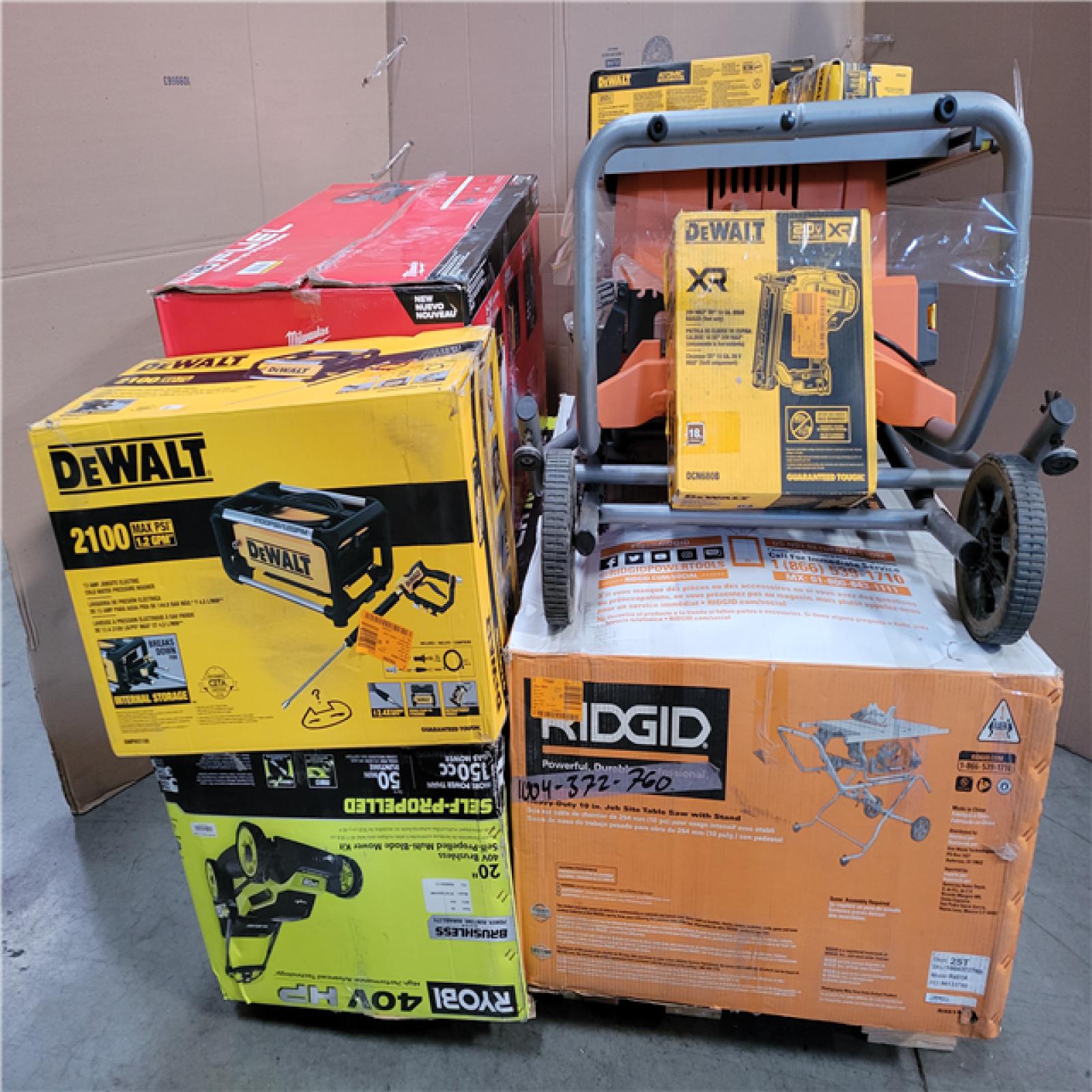 CALIFORNIA AS-IS TOOL PALLET