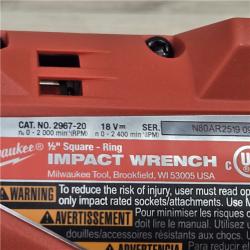 AS-IS Milwaukee M18 FUEL 18V Cordless 1/2 in. Impact Wrench (Tool-Only)