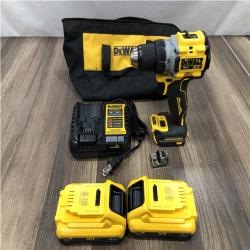 AS-IS DEWALT 20V XR Lithium-Ion Cordless Brushless 1/2 in. Drill/Driver Kit