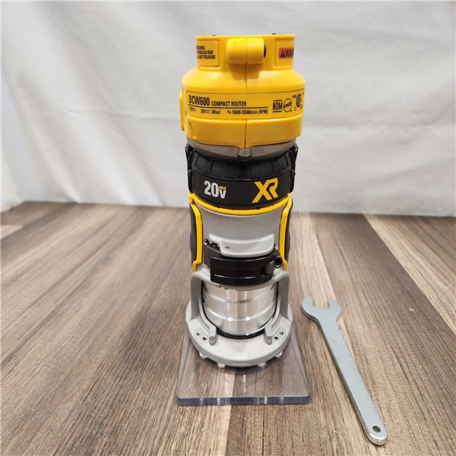AS-IS - Dewalt 20V MAX XR Brushless Cordless Compact Router (Tool Only)