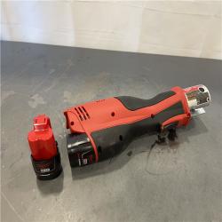 AS-IS - MILWAUKEE M12 12-Volt Lithium-Ion Force Logic Cordless Press Tool Kit