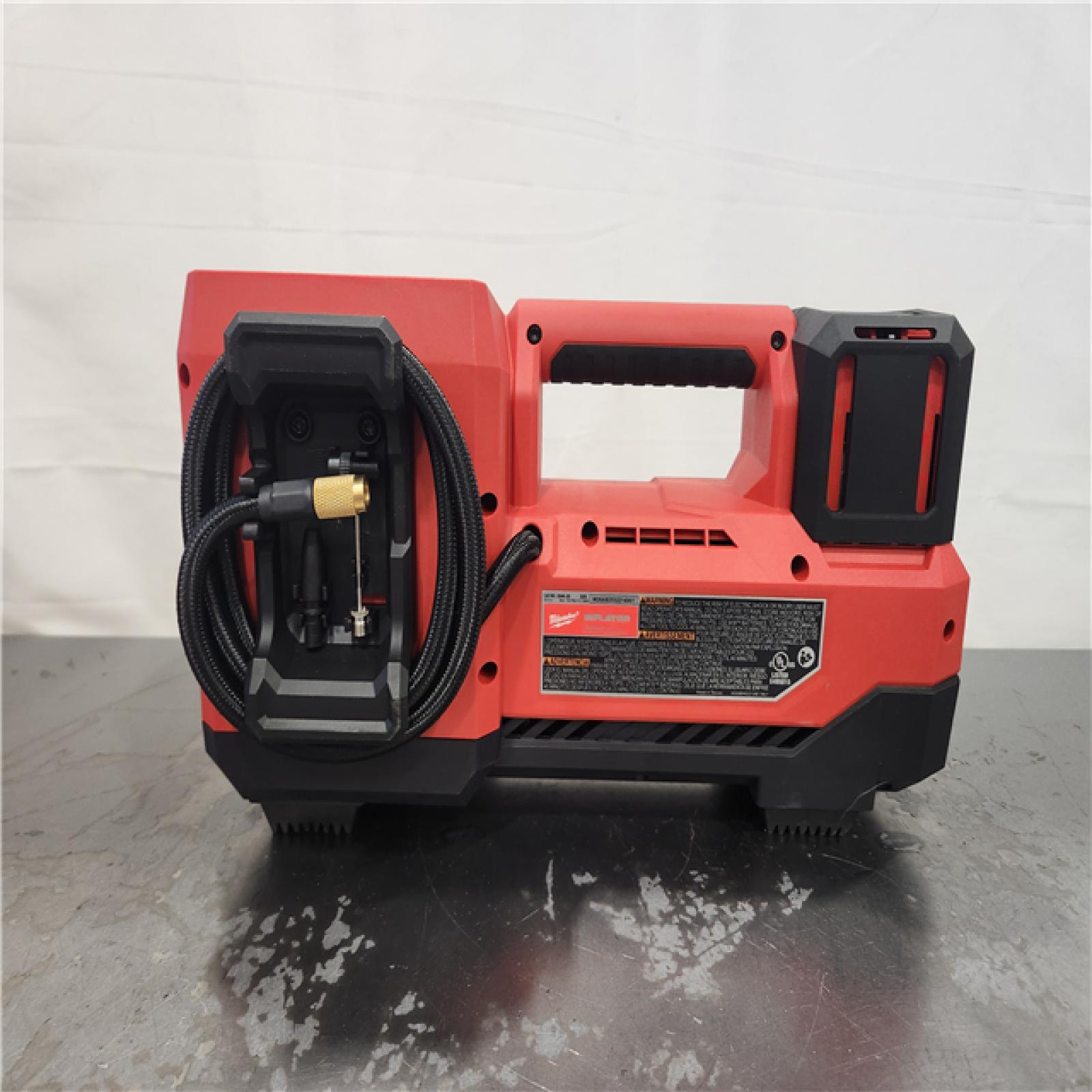 AS-IS- Milwaukee M18 18-Volt Lithium-Ion Cordless Electric Portable Inflator (Tool-Only)