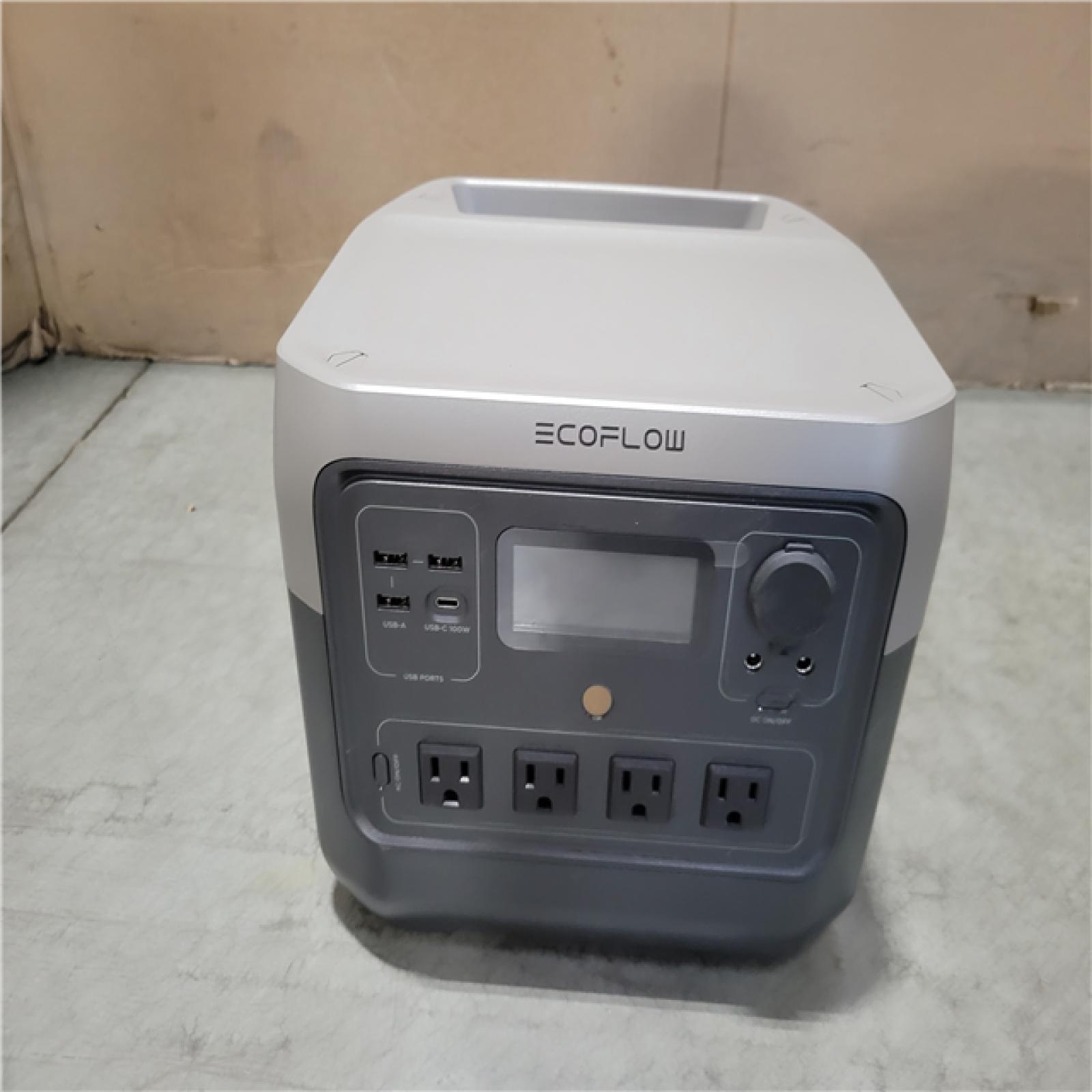 CALIFORNIA AS-IS APPEARS NEW ECOFLOW 1600-WATT BATTERY GENERATOR