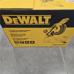 AS-IS DeWalt 15 Amp Corded 12 in. Compound Double Bevel Miter Saw