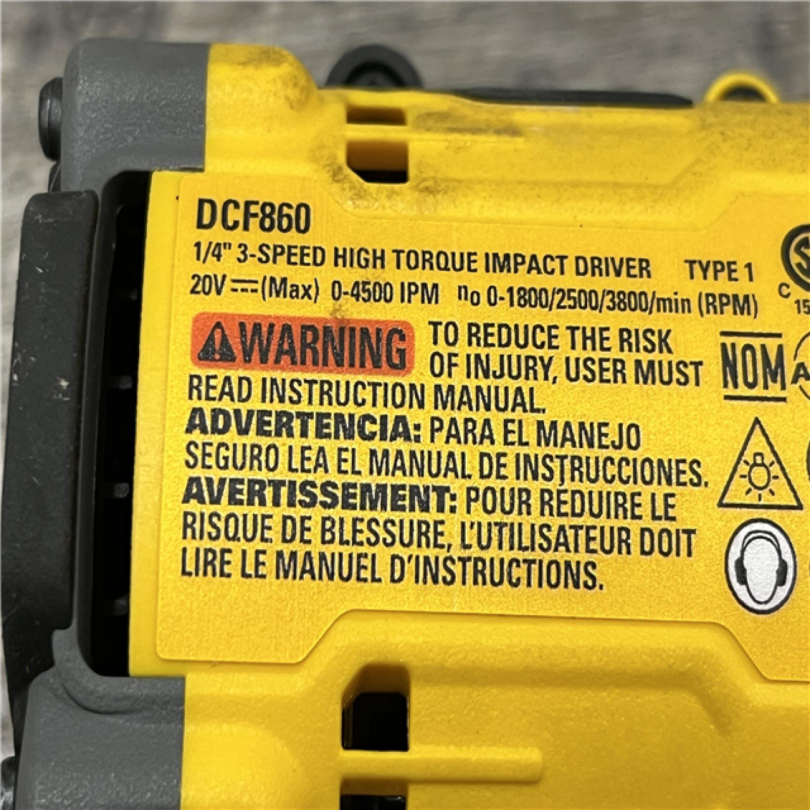 AS-IS DEWALT 20V MAX XR Cordless Impact Driver (Tool Only)