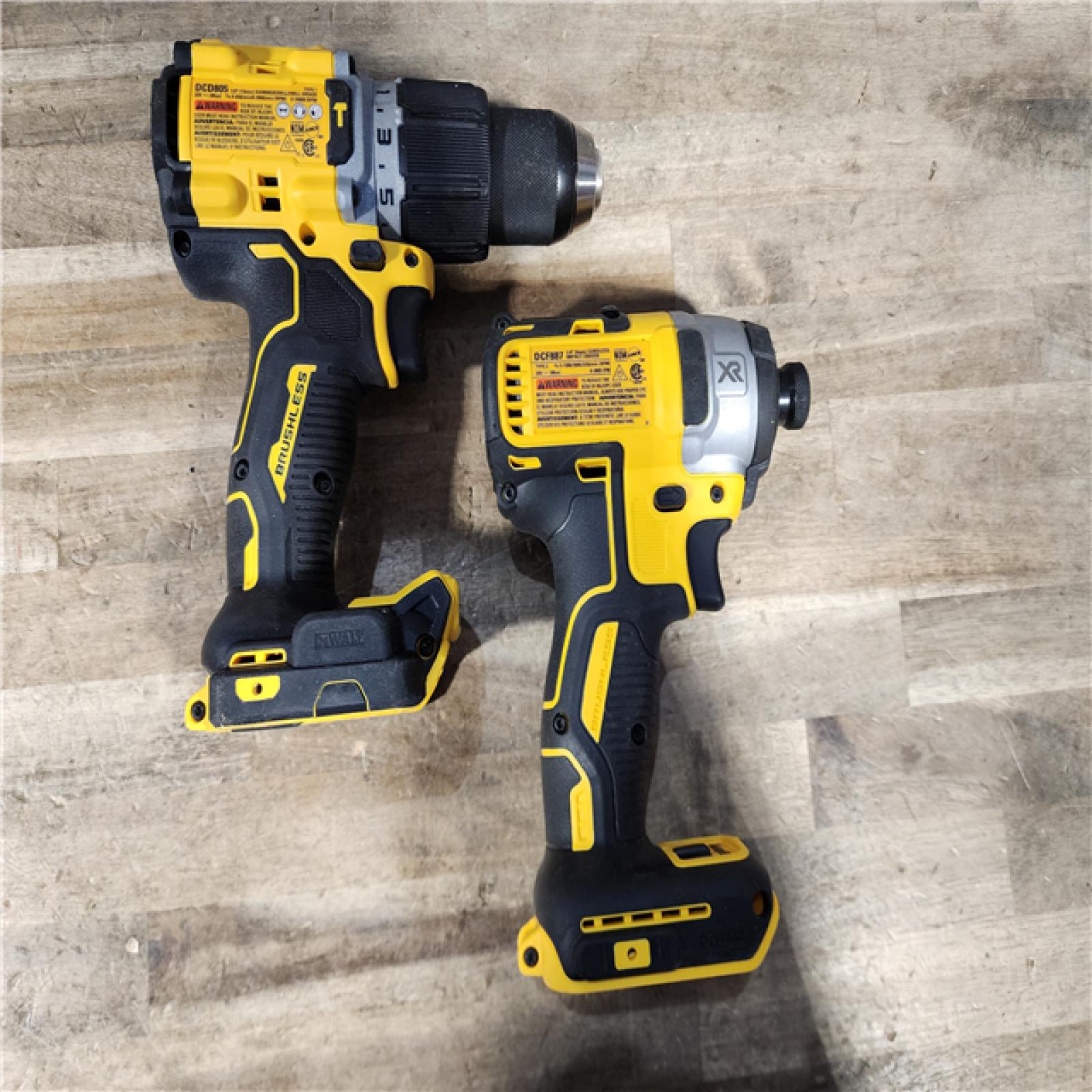 HOUSTON LOCATION - AS-IS DEWALT 20V MAX XR Lithium-Ion Cordless 2-Tool Combo Kit