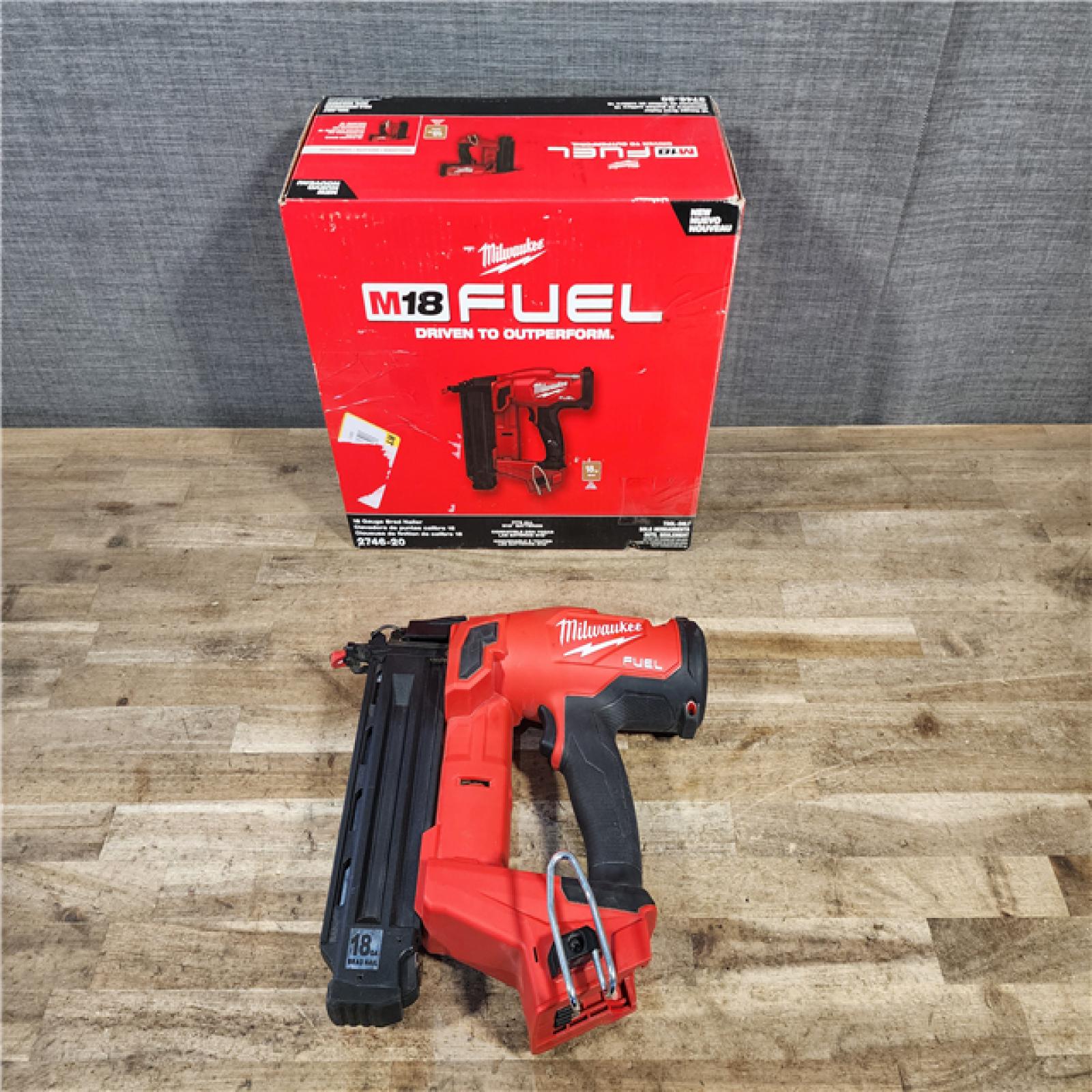 HOUSTON LOCATION - AS-IS Milwaukee FUEL 18-Volt Lithium-Ion Brushless Cordless Gen II 18-Gauge Brad Nailer (Tool-Only)