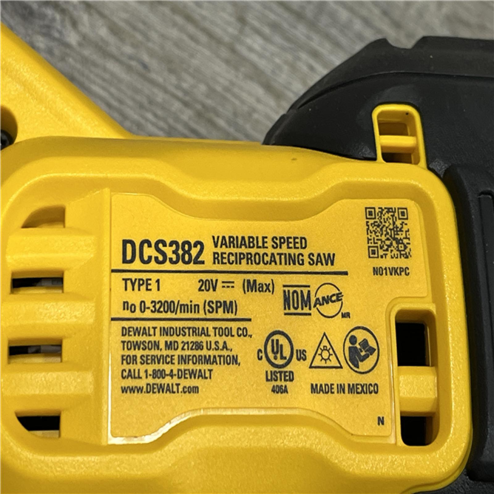 AS-IS DEWALT 20V MAX Cordless Brushless Reciprocating Saw (Tool Only)