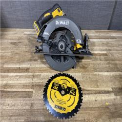 Houston Location AS-IS DEWALT FLEXVOLT 60V MAX Cordless Brushless 7-1/4 in. Circular Saw with Brake (Tool Only)