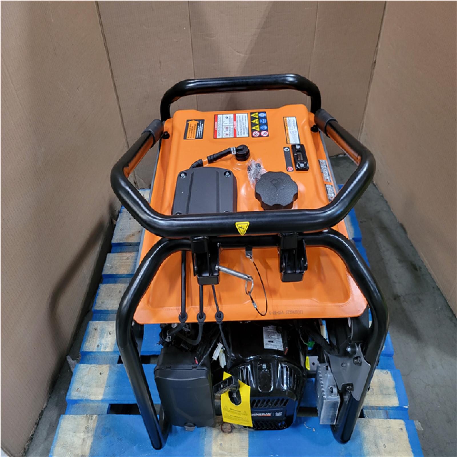 CALIFORNIA AS-IS GENERAC 6 875/5 500-WATT ELECTRIC SWITXH GASOLINE POWERED PORTABLE GENERATOR