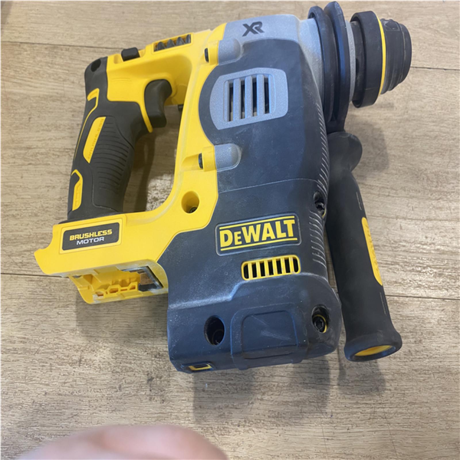 AS-IS DEWALT 20V MAX XR Cordless Brushless 1 in. SDS Plus L-Shape Rotary Hammer (Tool Only)