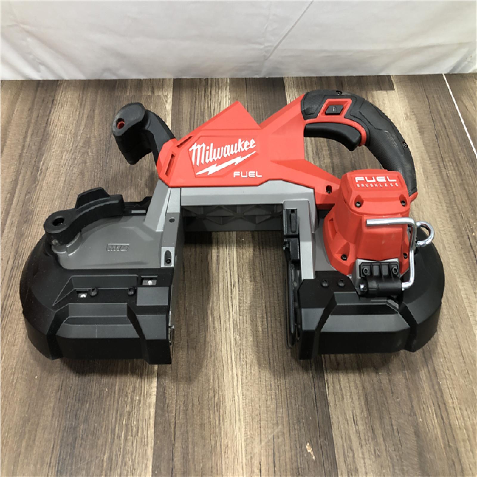 AS-IS Milwaukee FUEL 18V Lithium-Ion Brushless Cordless Deep Cut Band Saw (Tool-Only)