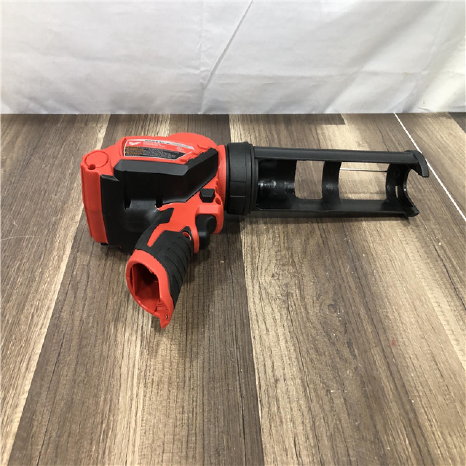 AS-IS Milwaukee 12V Lithium-Ion Cordless 10 oz. Adhesive and Caulk Gun (Tool-Only)