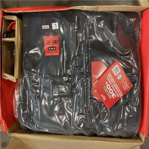 LIKE NEW! - Milwaukee Men's Large M12 12-Volt Lithium-Ion Cordless Tough Shell Black Heated Jacket with (1) 3.0 Ah Battery and Charger