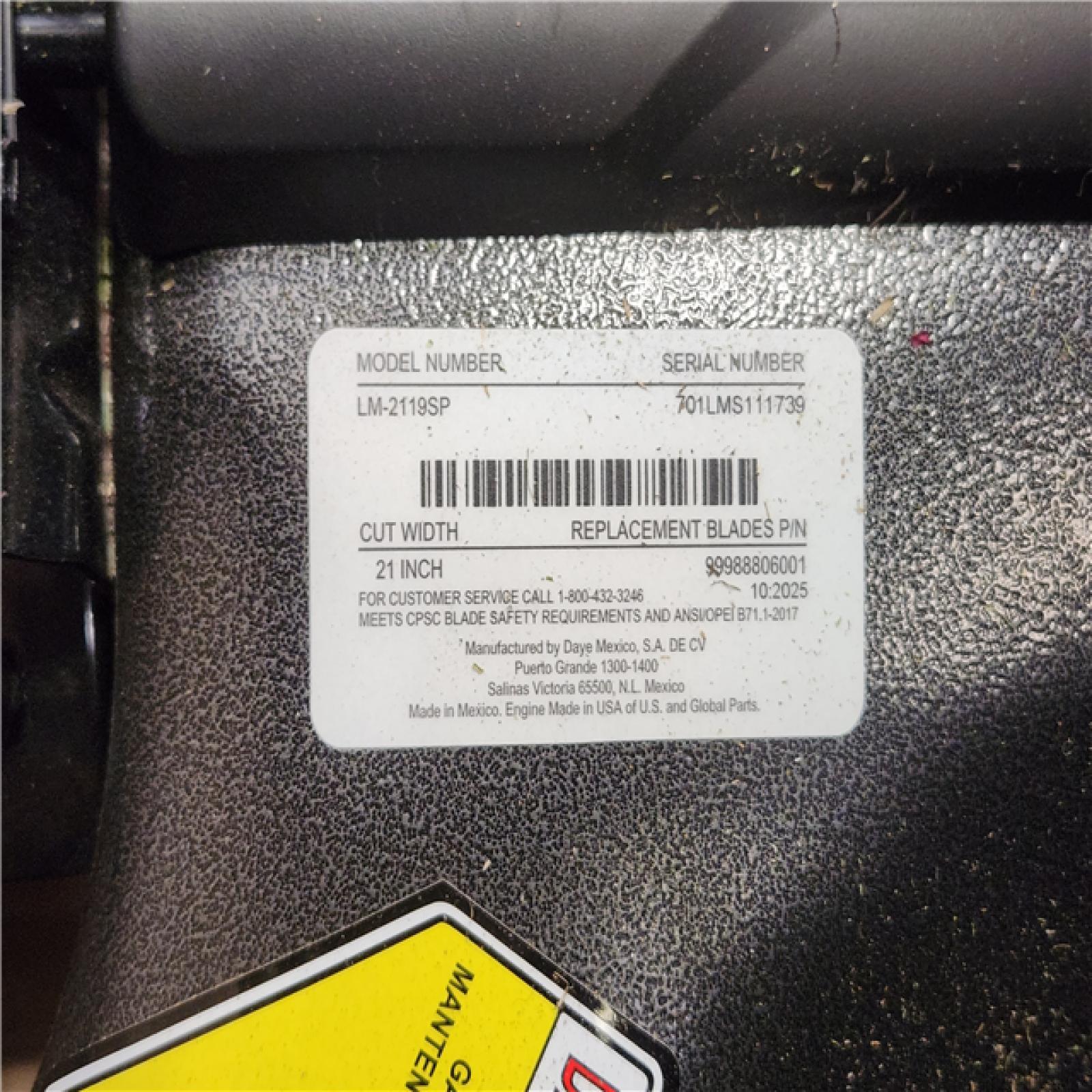Phoenix AS-IS ECHO 21 in. 190 cc Briggs and Stratton Gas 3-in-1 Dual Blade RWD Self-Propelled Lawn Mower with Single Lever Deck Adjustment